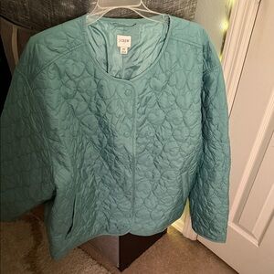 J. Crew Women's Quilted Puffer Jacket - Teal